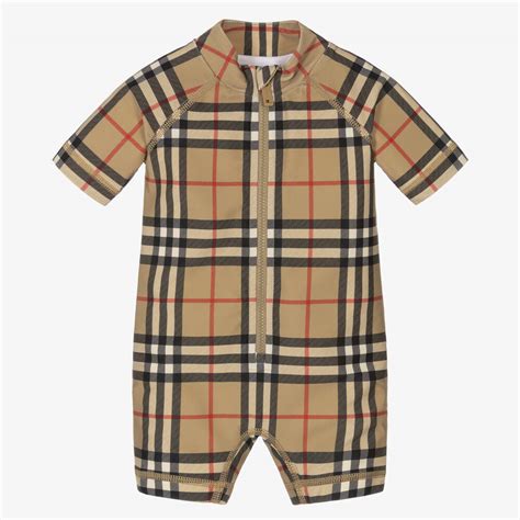 combinaison bebe burberry|burberry newborn.